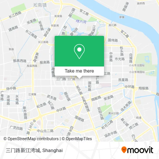 三门路新江湾城 map