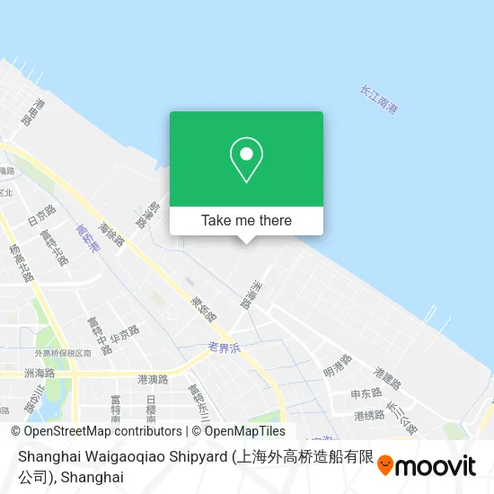 Shanghai Waigaoqiao Shipyard (上海外高桥造船有限公司) map