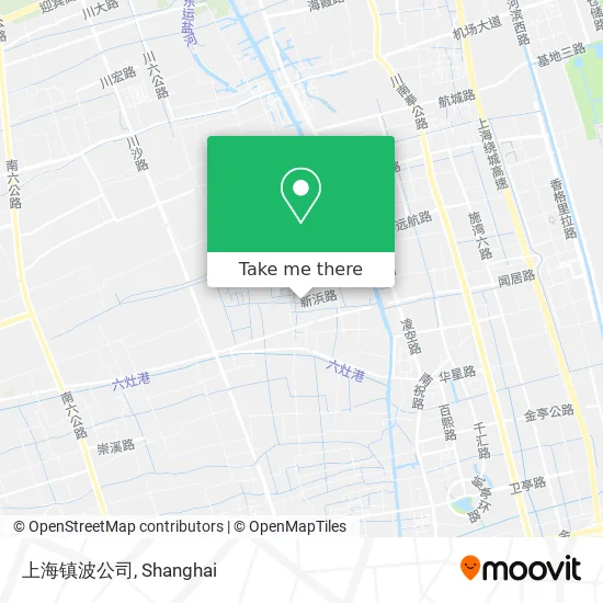 上海镇波公司 map