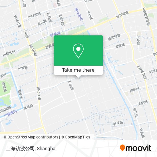 上海镇波公司 map
