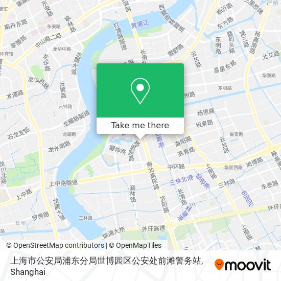 上海市公安局浦东分局世博园区公安处前滩警务站 map