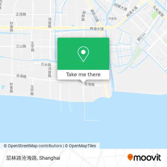 层林路沧海路 map