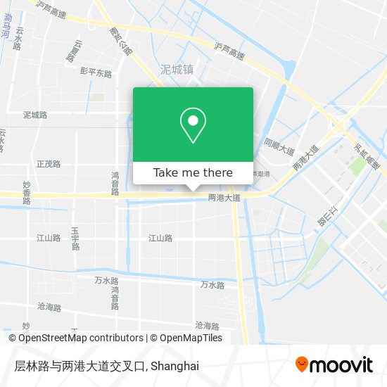 层林路与两港大道交叉口 map