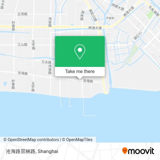 沧海路层林路 map