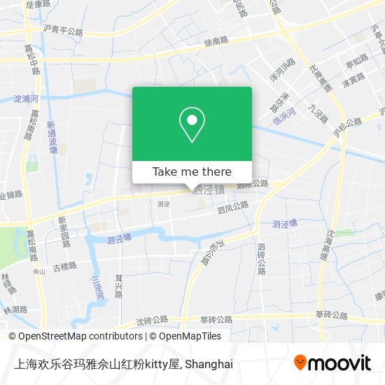 上海欢乐谷玛雅佘山红粉kitty屋 map