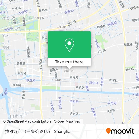 捷雅超市（三鲁公路店） map