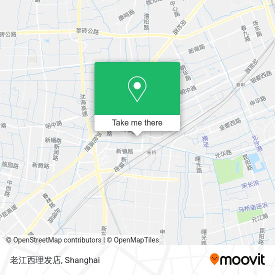 老江西理发店 map