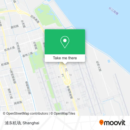 浦东机场 map