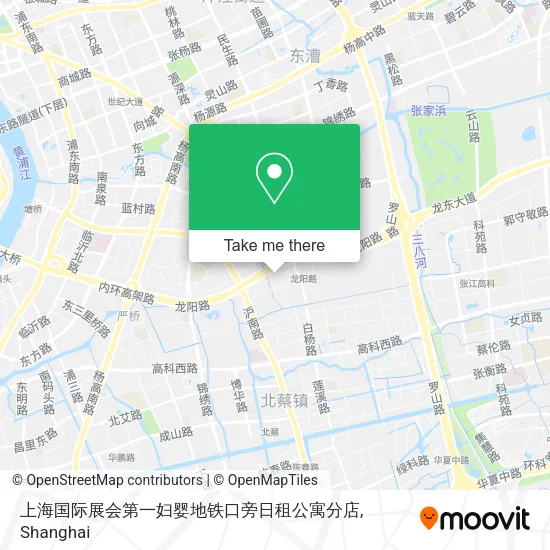上海国际展会第一妇婴地铁口旁日租公寓分店 map