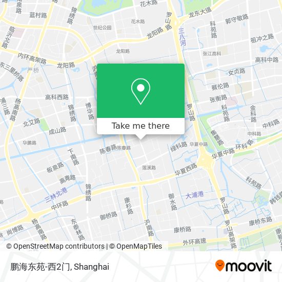 鹏海东苑-西2门 map