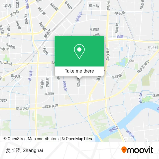 复长泾 map