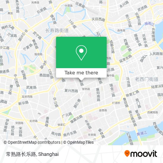 常熟路长乐路 map