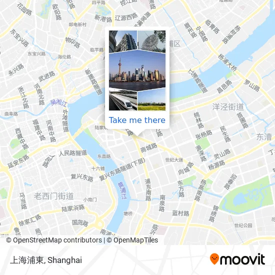 上海浦東 map