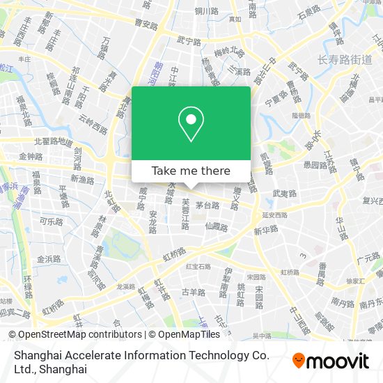 Shanghai Accelerate Information Technology Co. Ltd. map