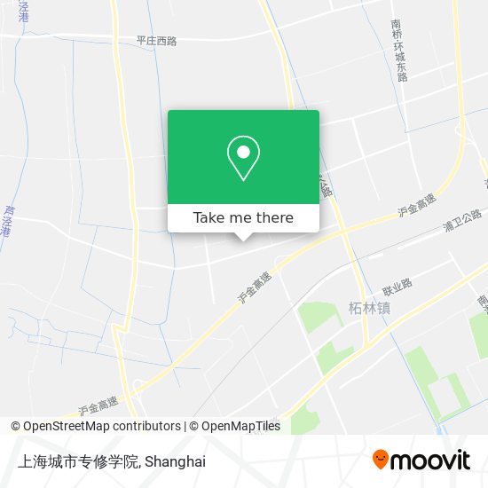 上海城市专修学院 map