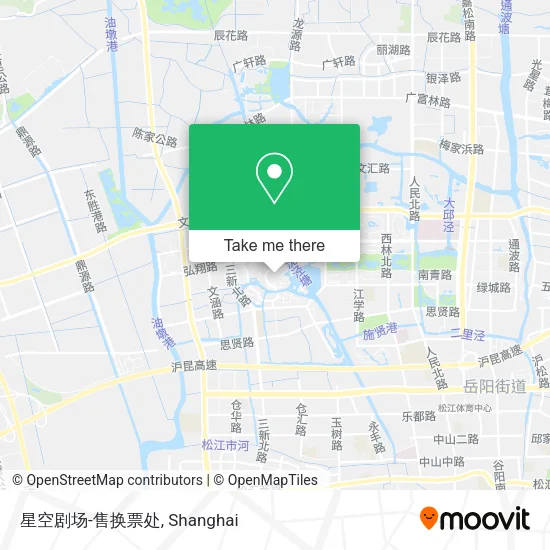 星空剧场-售换票处 map