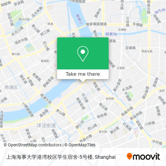 上海海事大学港湾校区学生宿舍-5号楼 map