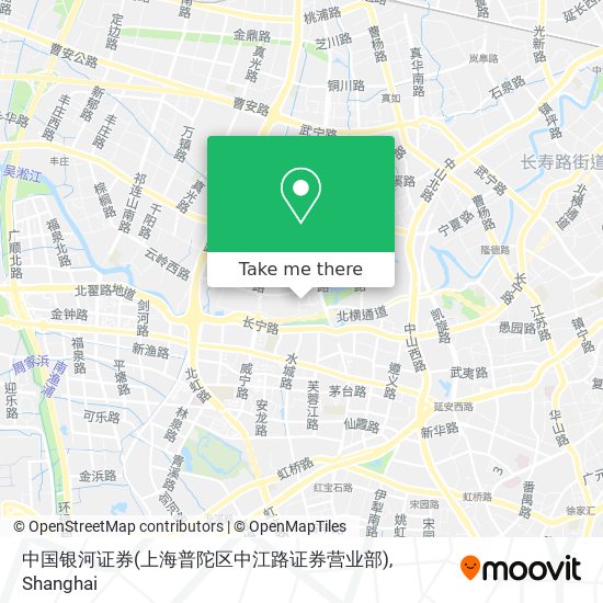 中国银河证券(上海普陀区中江路证券营业部) map
