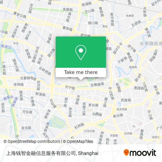 上海钱智金融信息服务有限公司 map