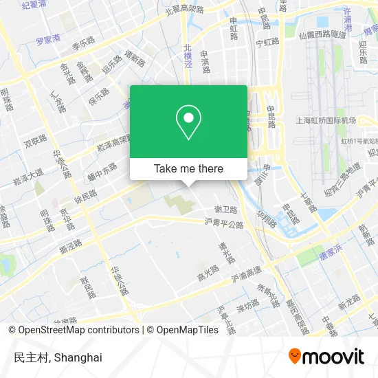 民主村 map