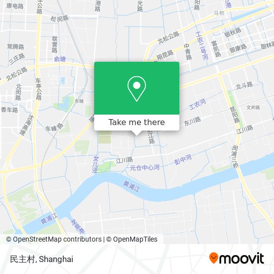民主村 map