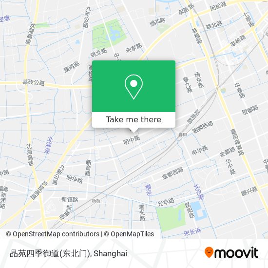 晶苑四季御道(东北门) map