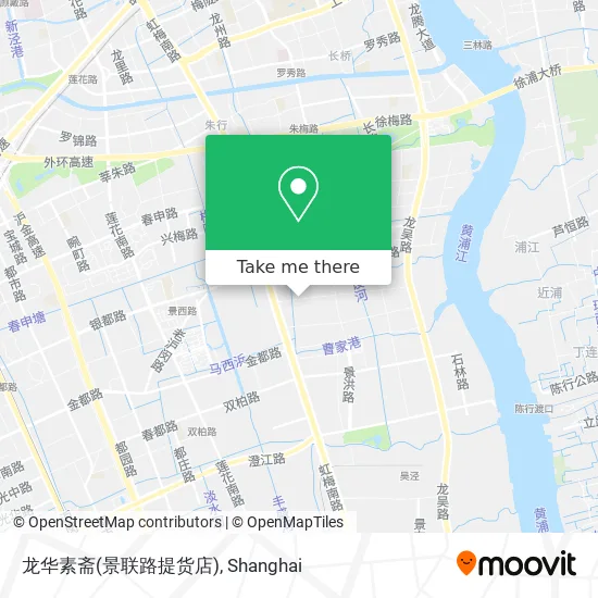 龙华素斋(景联路提货店) map