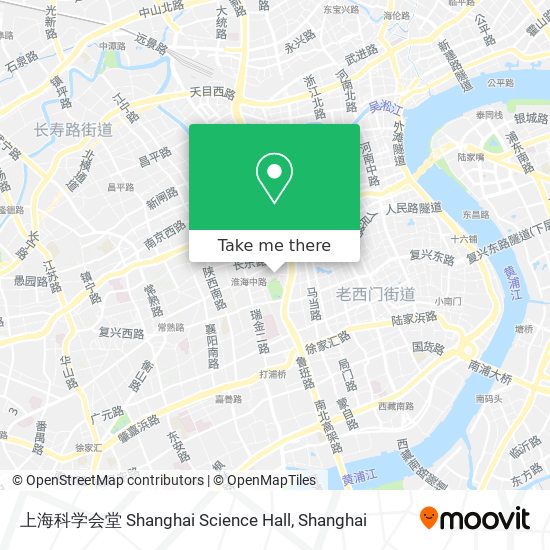 上海科学会堂 Shanghai Science Hall map