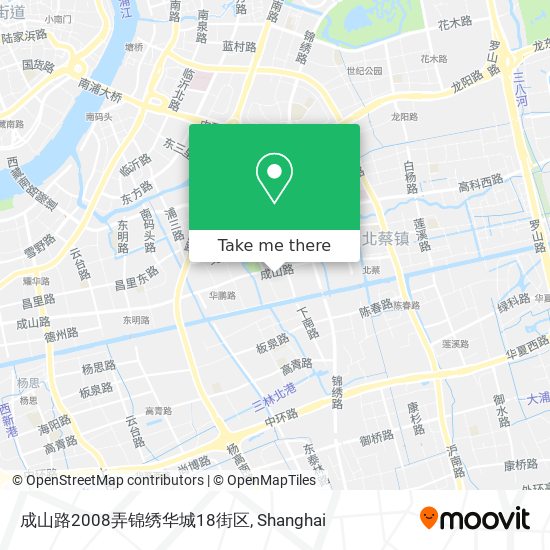 成山路2008弄锦绣华城18街区 map