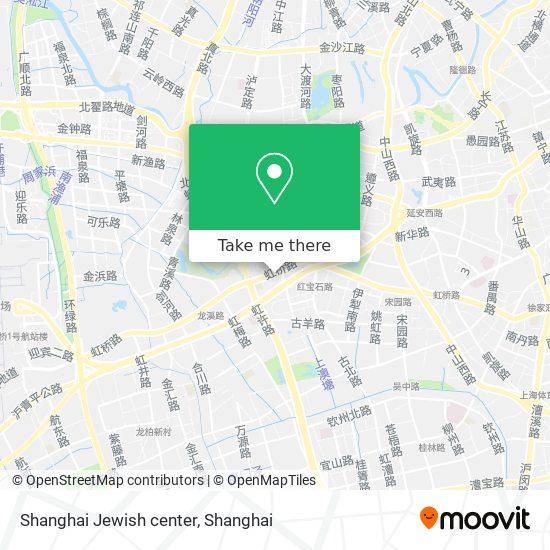 Shanghai Jewish center map