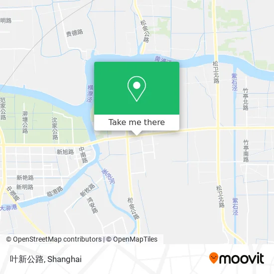 叶新公路 map