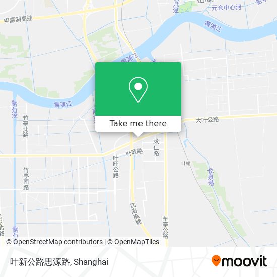 叶新公路思源路 map