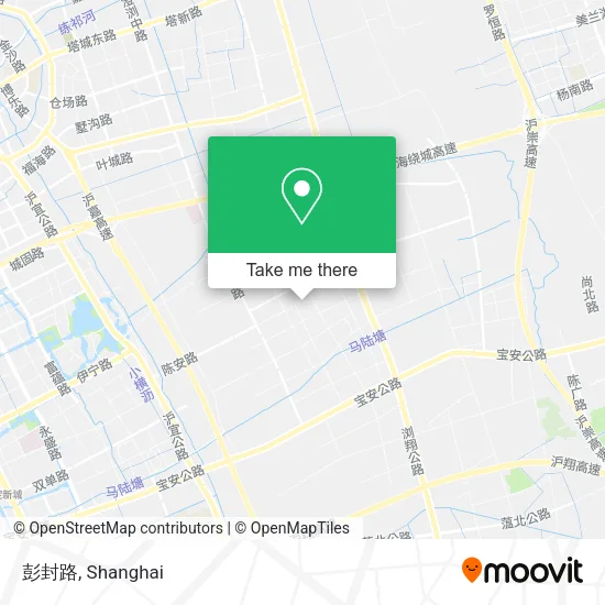 彭封路 map