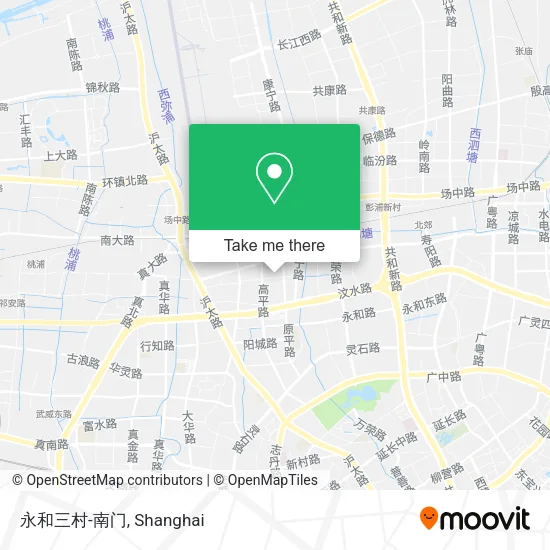 永和三村-南门 map