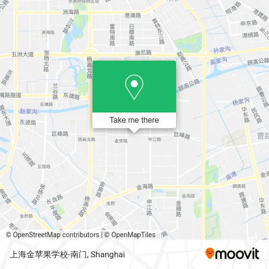 上海金苹果学校-南门 map