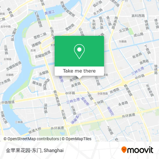 金苹果花园-东门 map