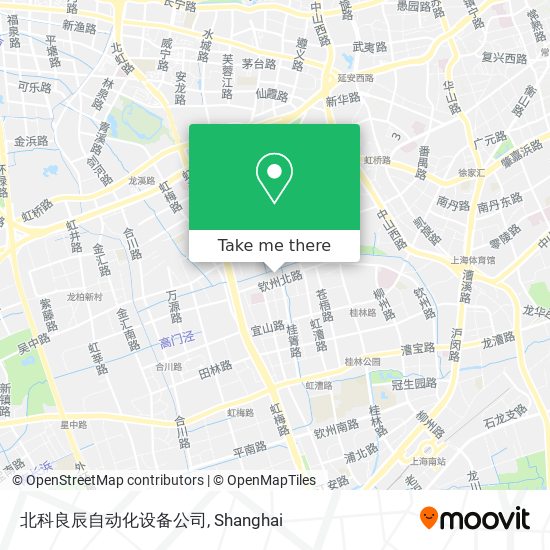 北科良辰自动化设备公司 map