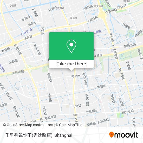 千里香馄饨王(秀沈路店) map