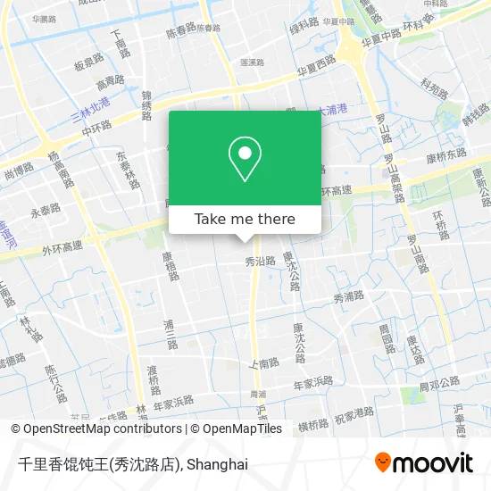 千里香馄饨王(秀沈路店) map