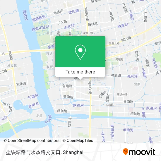 盐铁塘路与永杰路交叉口 map