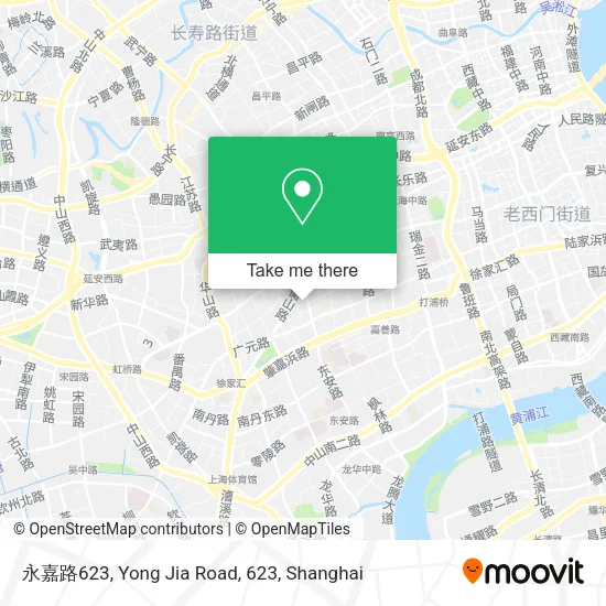 永嘉路623, Yong Jia Road, 623 map