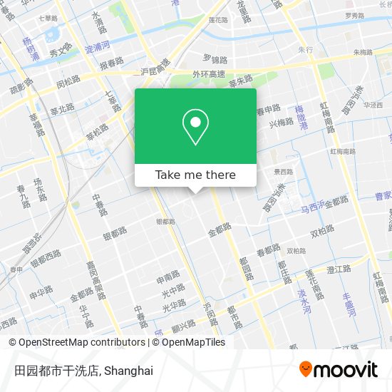 田园都市干洗店 map
