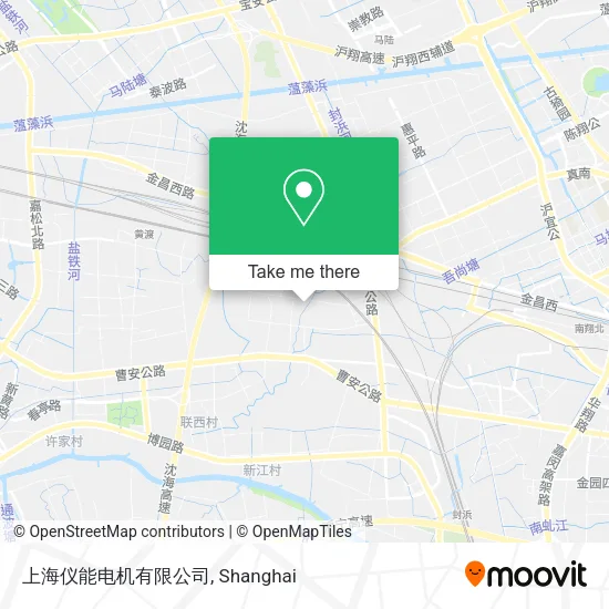 上海仪能电机有限公司 map