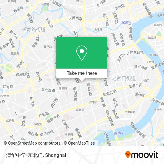 清华中学-东北门 map