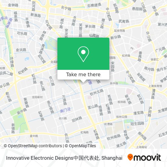Innovative Electronic Designs中国代表处 map