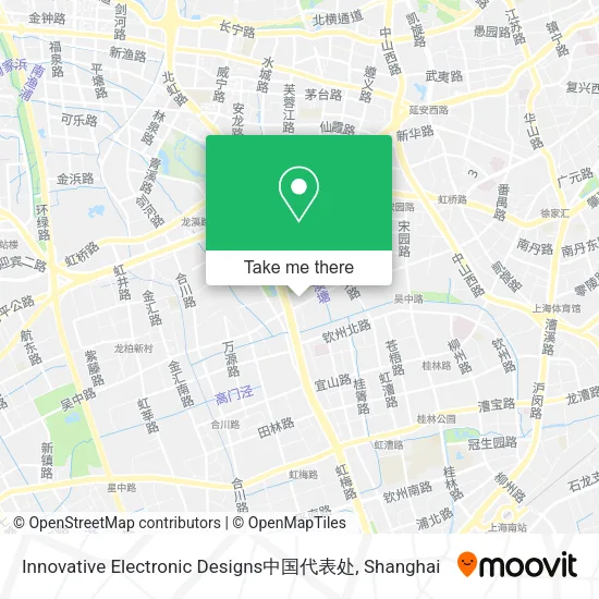 Innovative Electronic Designs中国代表处 map