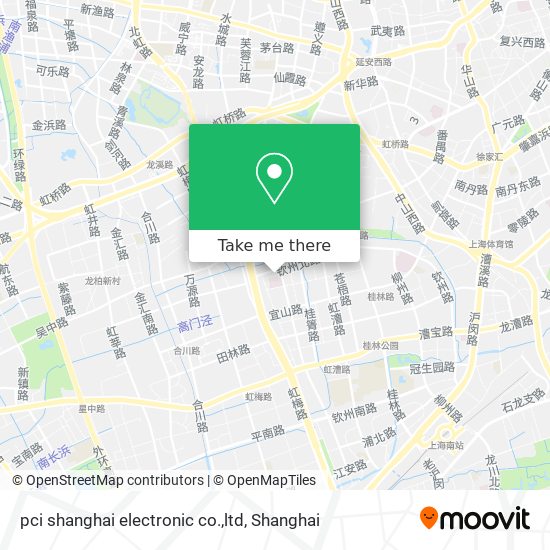 pci shanghai electronic co.,ltd map