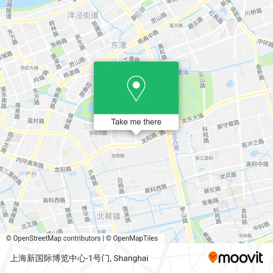 上海新国际博览中心-1号门 map