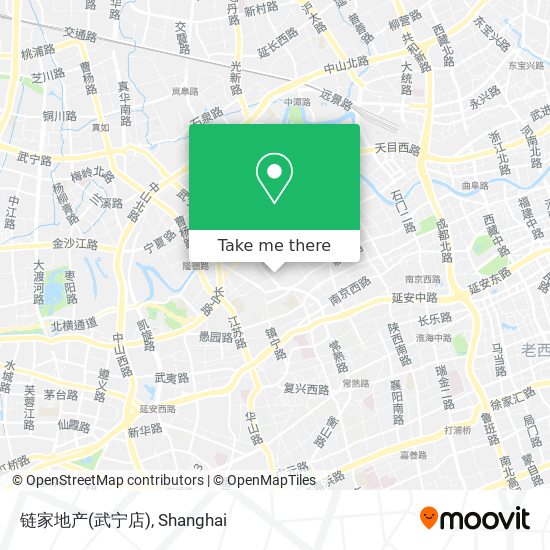 链家地产(武宁店) map
