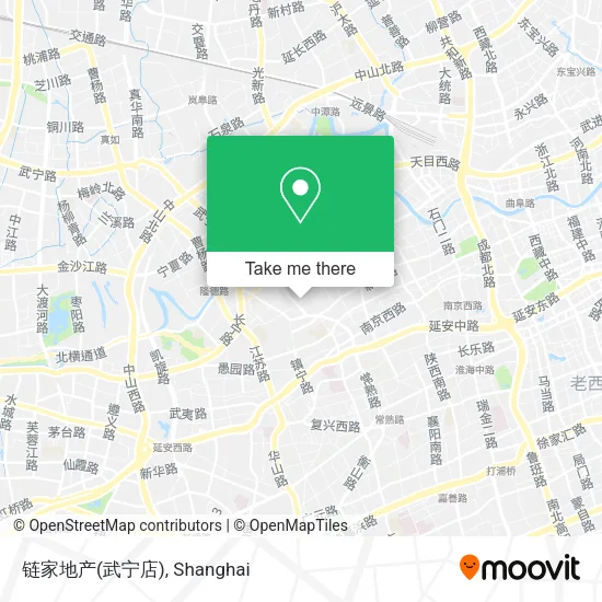 链家地产(武宁店) map